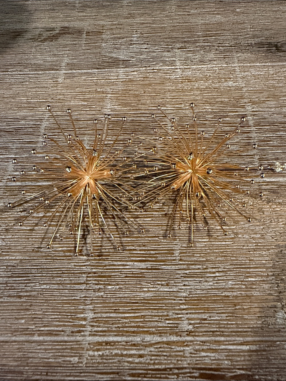 Cult Gaia Gold Starburst Statement Earrings